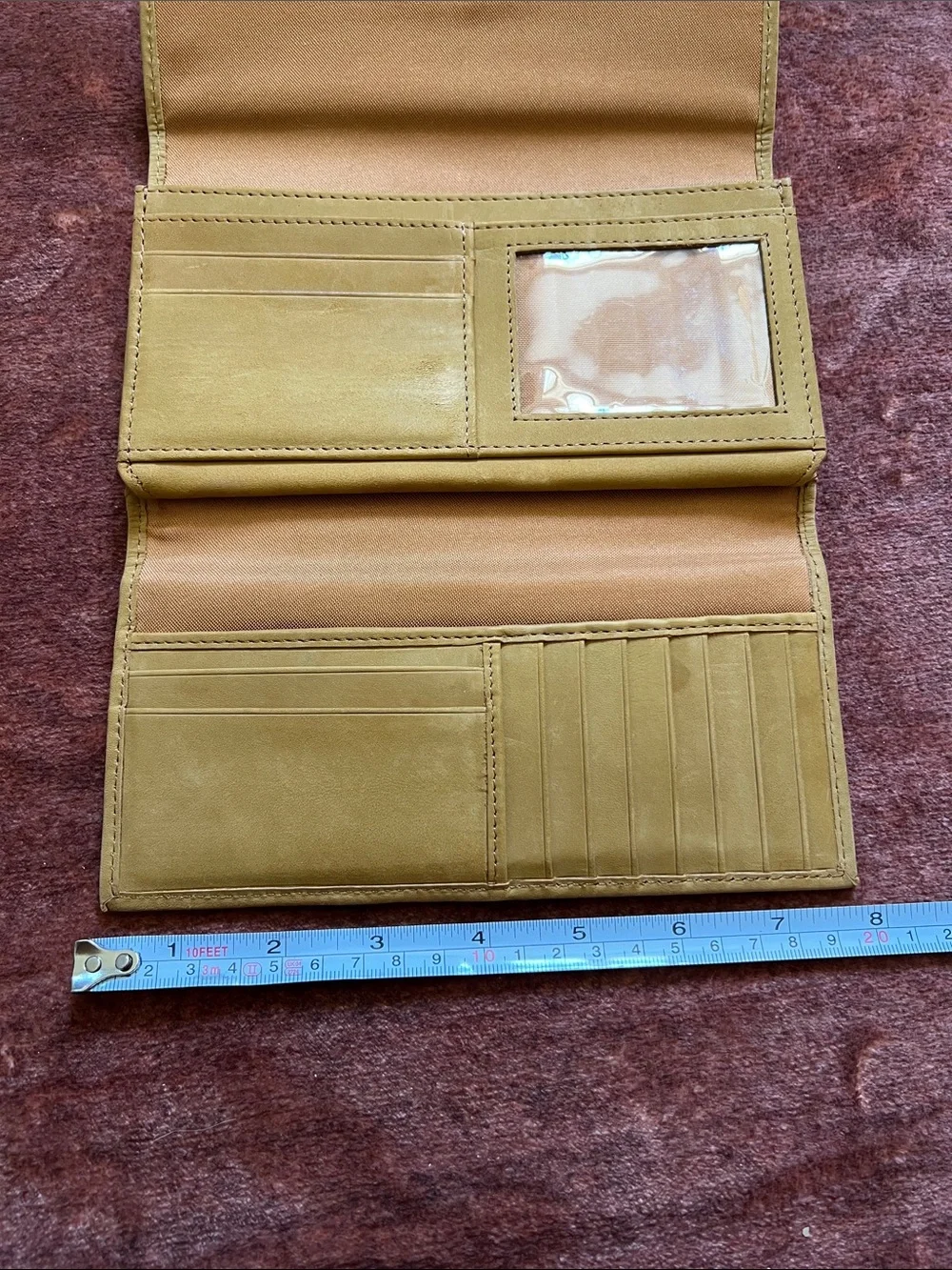 Timberland Caramel Leather Continental Wallet